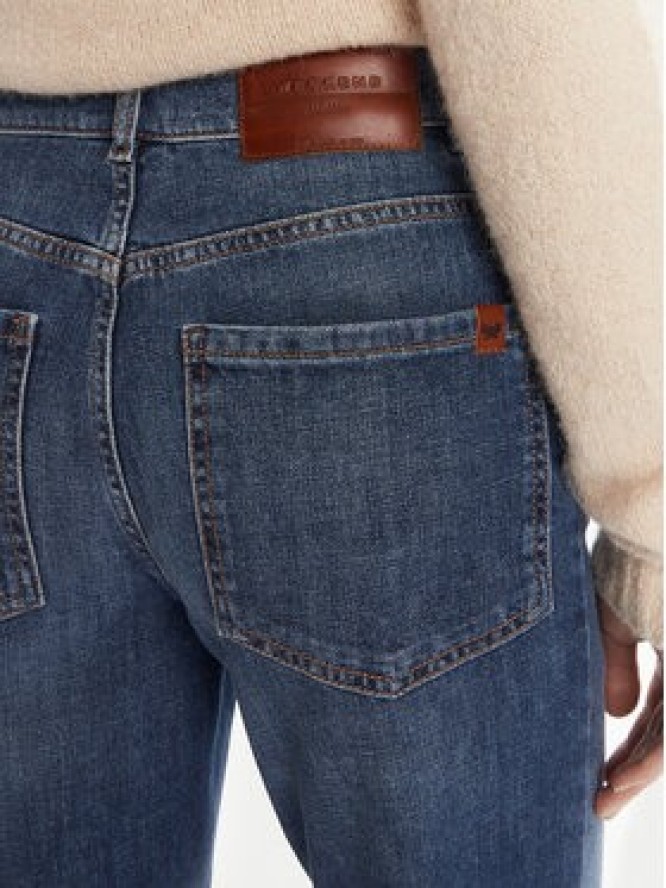 Weekend Max Mara Jeansy Loris 2525186071 Granatowy Straight Fit