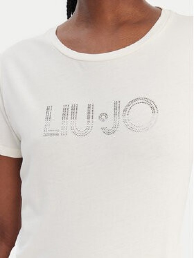 Liu Jo Sport T-Shirt TA6056 JS923 Écru Regular Fit