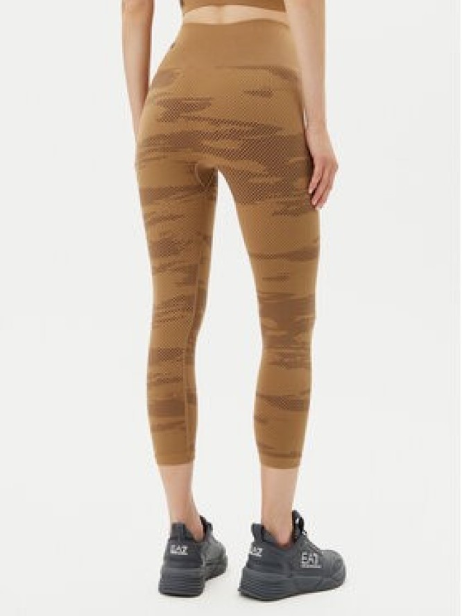 EA7 Emporio Armani Legginsy 7W000518 AF13714 U6054 Brązowy Slim Fit