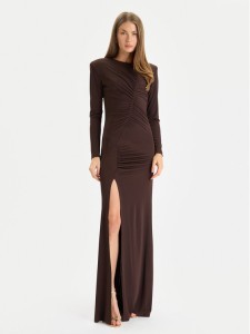 Gaudi Sukienka wieczorowa 521FD14008 Brązowy Slim Fit