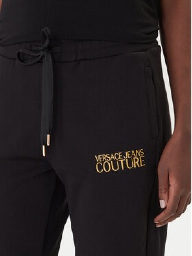 Versace Jeans Couture Spodnie dresowe 80HAAT01 CF01T Czarny Regular Fit