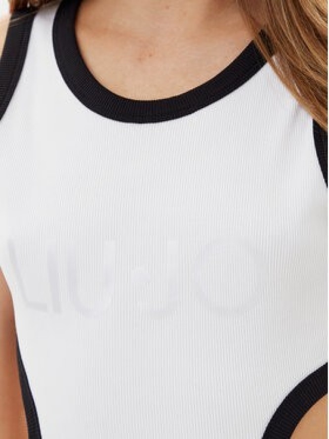 Liu Jo Sukienka letnia VA5043 J4822 Biały Regular Fit