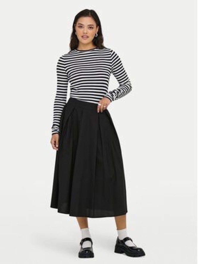 ONLY Spódnica trapezowa Maila 15369555 Czarny Regular Fit