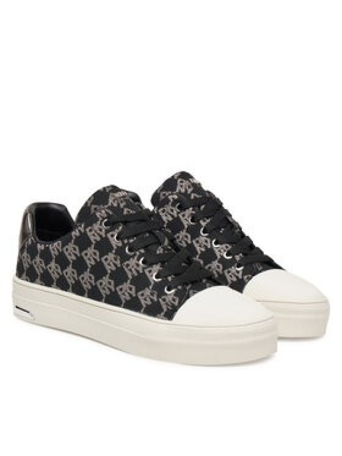 DKNY Trampki York Lace UP Sneak K2533982 Czarny