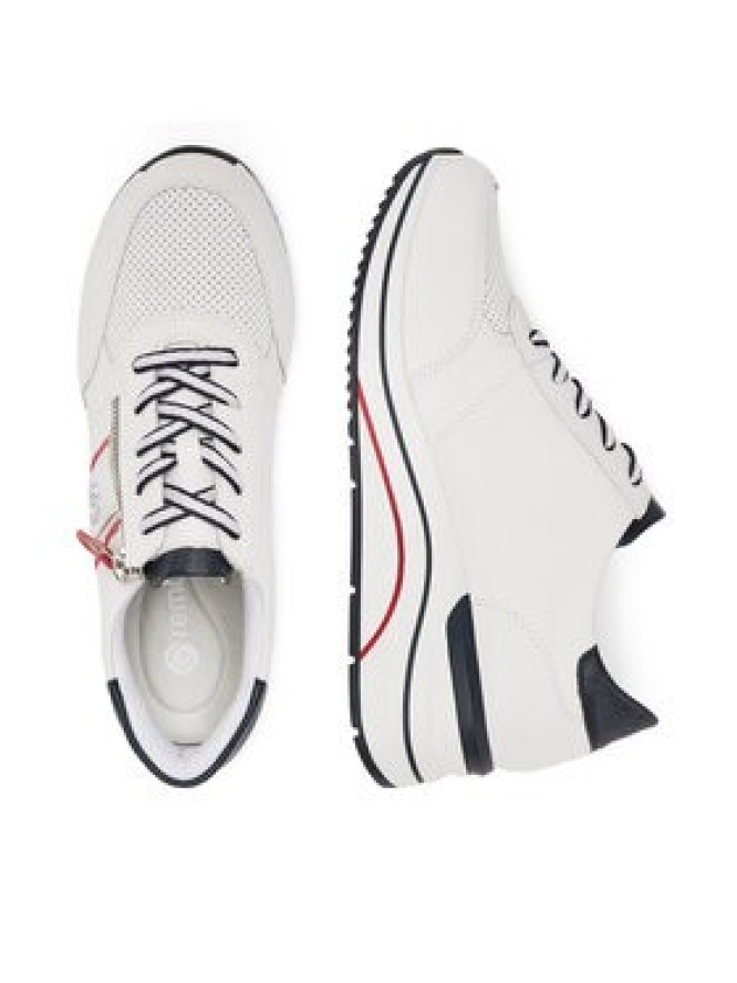 Remonte Sneakersy D0T04-81 Biały