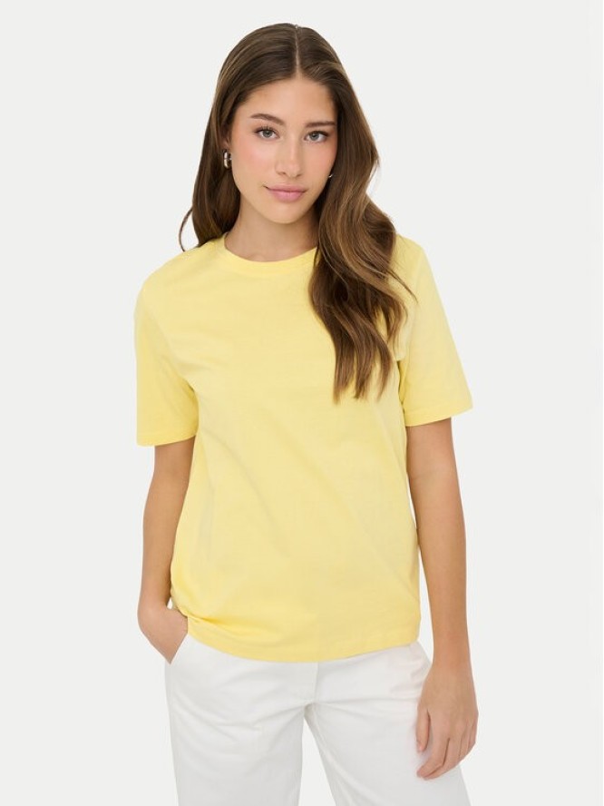 ONLY T-Shirt Freja 15367970 Żółty Regular Fit
