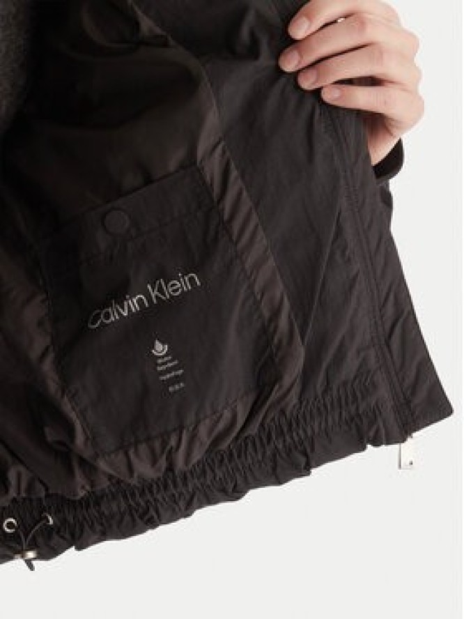 Calvin Klein Kurtka puchowa LV044D518G Czarny Regular Fit