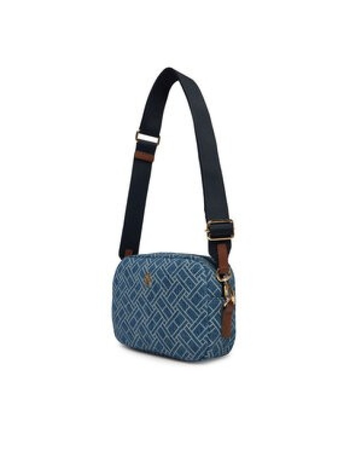 Tommy Hilfiger Torebka Popette Camera Bag Denim Flag AW0AW18610 Niebieski