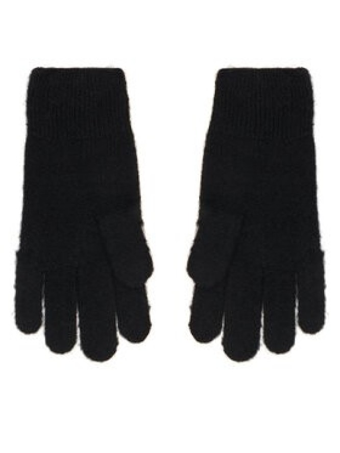 Tommy Hilfiger Rękawiczki Damskie Flag Fluffy AW0AW17797 Czarny