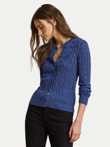 LAUREN RALPH LAUREN Kardigan 200P14040502 Fioletowy Regular Fit