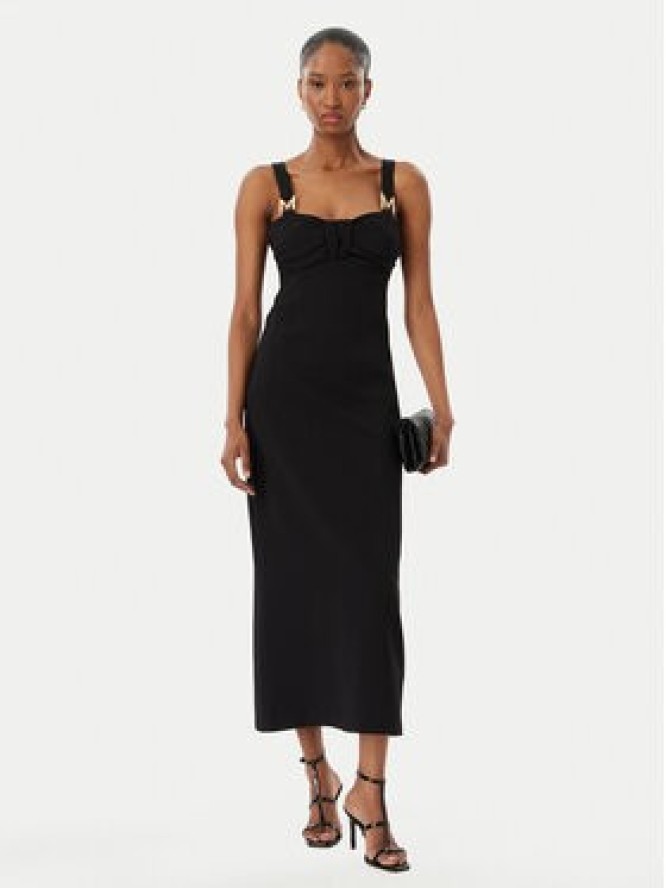 LOLA CASADEMUNT Sukienka koktajlowa MS2616048 Czarny Slim Fit