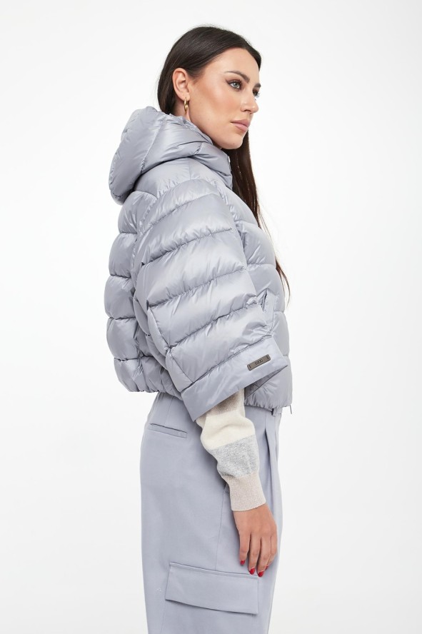 Kurtka damska z naturalnym pierzem PESERICO