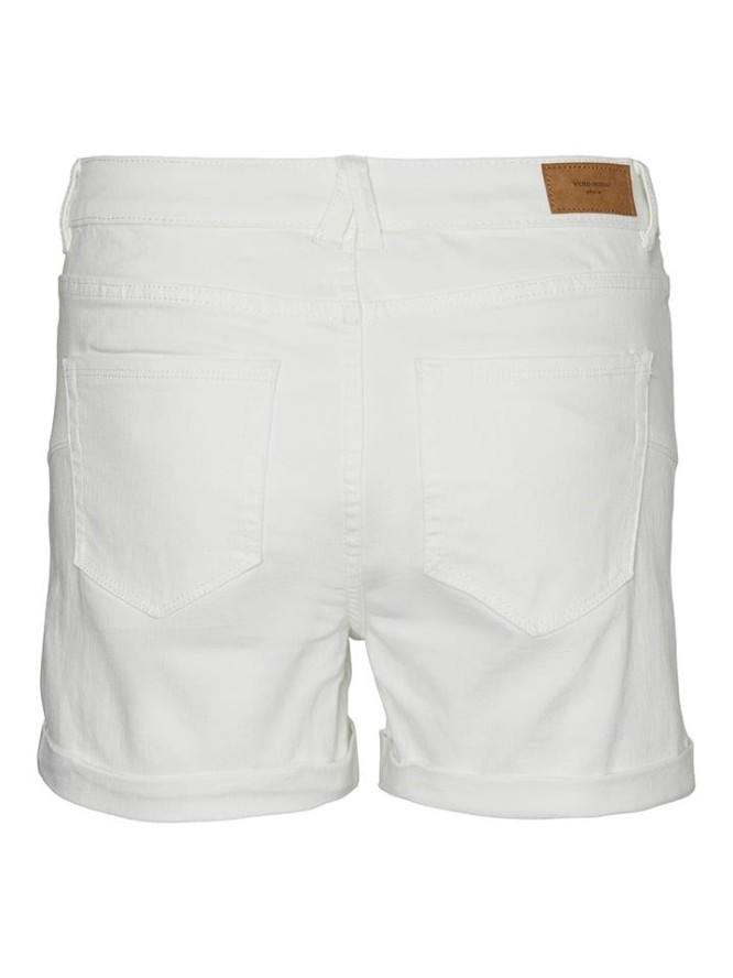 Vero Moda Szorty dżinsowe "Luna" w kolorze białym rozmiar: M
