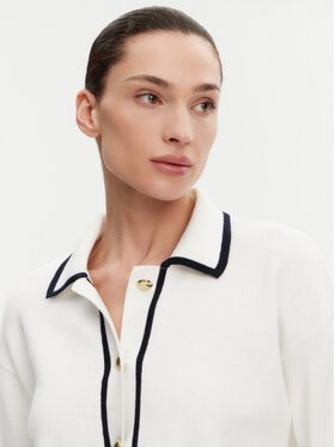 Barbour Kardigan LKN1621WH71 Écru Regular Fit