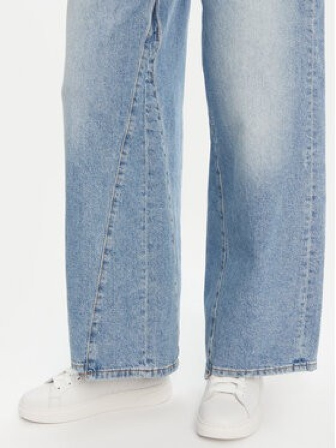 Mustang Jeansy Medley 1016216 Niebieski Wide Leg