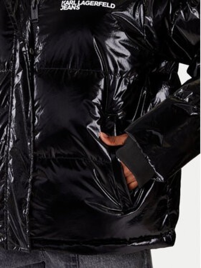 Karl Lagerfeld Jeans Kurtka zimowa A4W15020 Czarny Regular Fit
