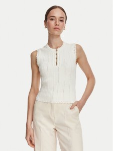 Guess Bluzka W6YR24 Z0970 Biały Regular Fit