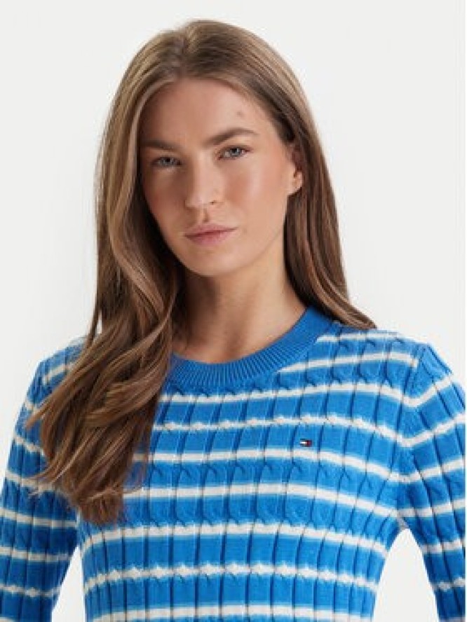 Tommy Hilfiger Sweter WW0WW47644 Niebieski Regular Fit