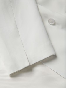 Marynarka oversize z domieszką wełny - biały