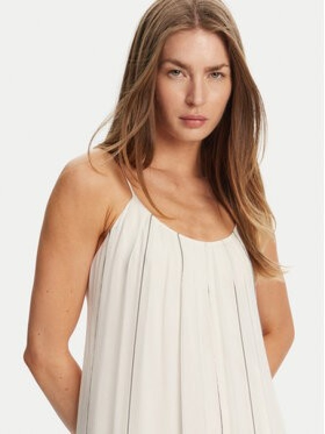 BOSS Sukienka letnia Davala 50535154 Beżowy Relaxed Fit