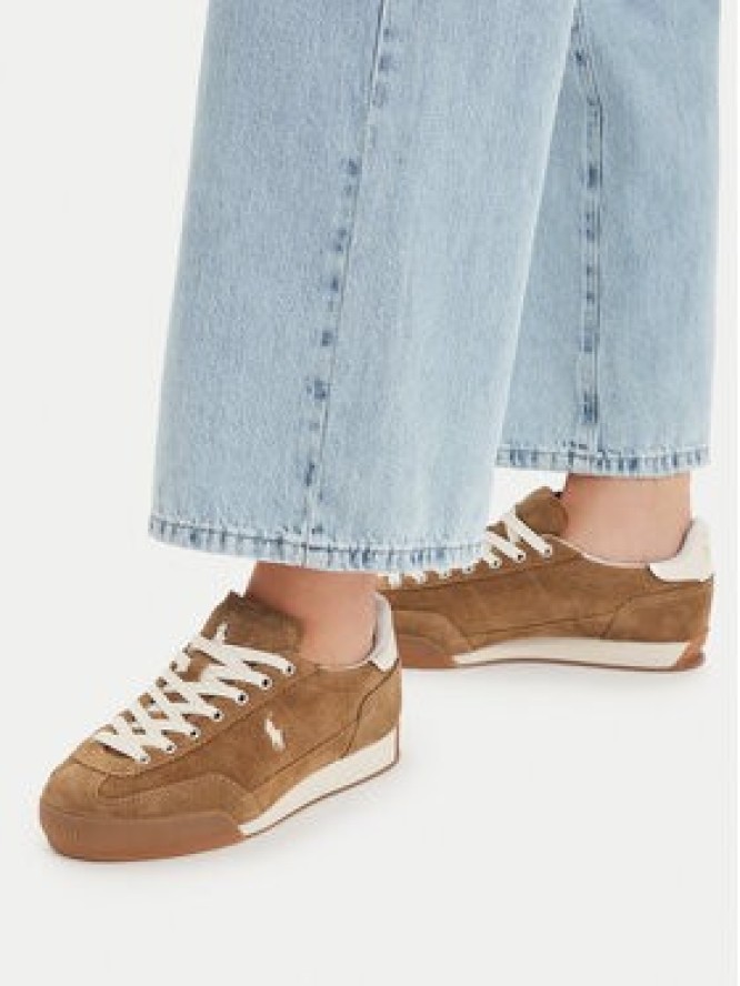 Polo Ralph Lauren Sneakersy Hester 804P18219002 Brązowy