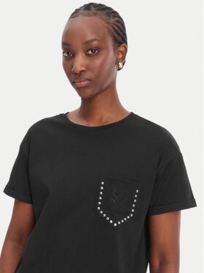Liu Jo T-Shirt WA6372 JS923 Czarny Regular Fit