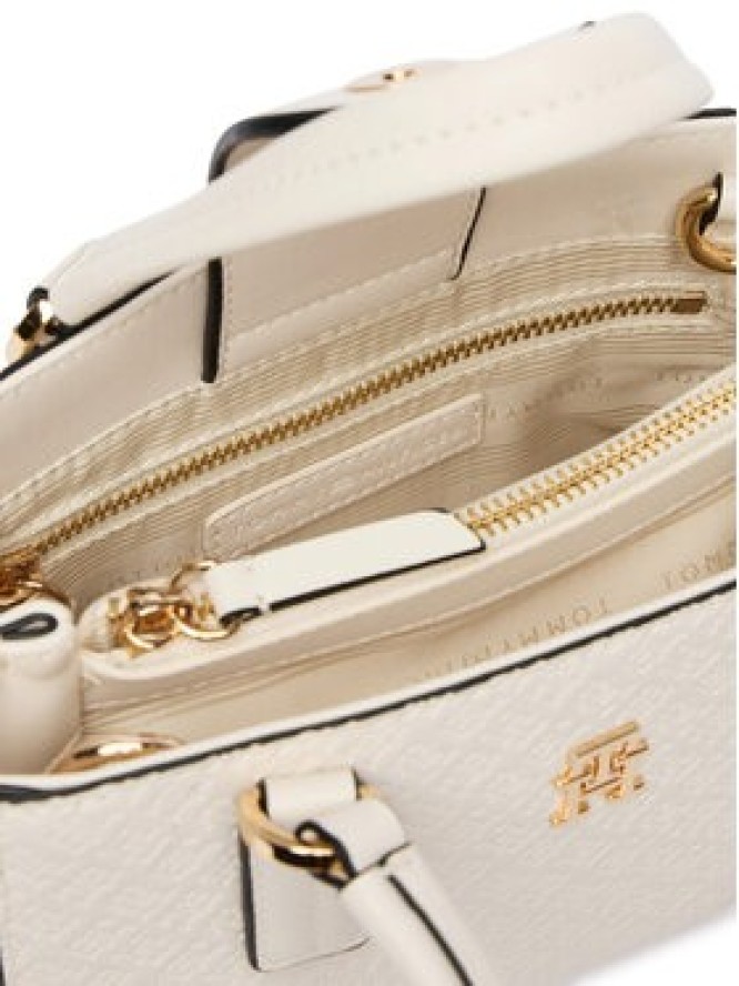 Tommy Hilfiger Torebka Th Daily Mini Tote Mono AW0AW18416 Biały