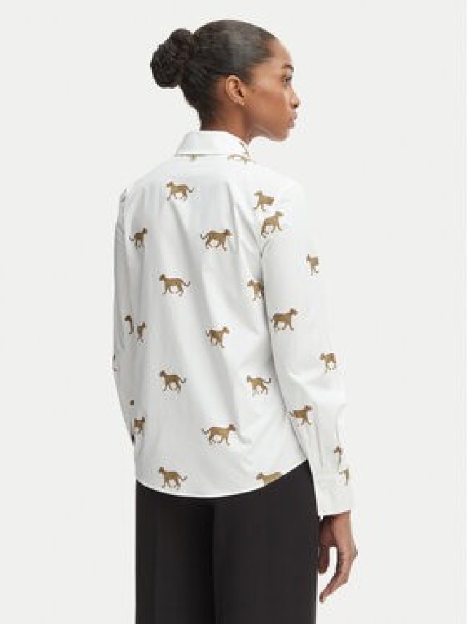 LOLA CASADEMUNT Koszula LS2615059 Biały Regular Fit