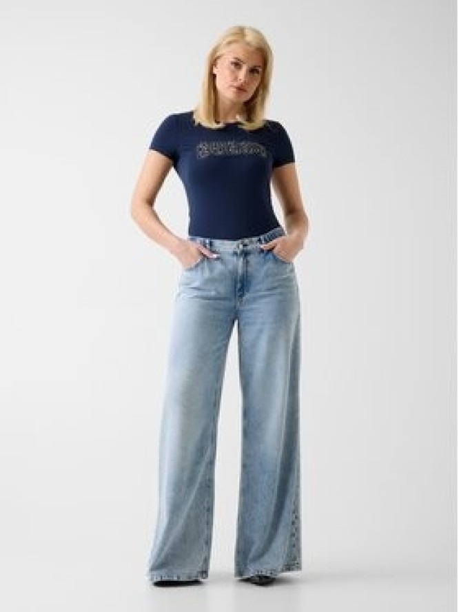 Guess T-Shirt 172699 Niebieski Classic Fit