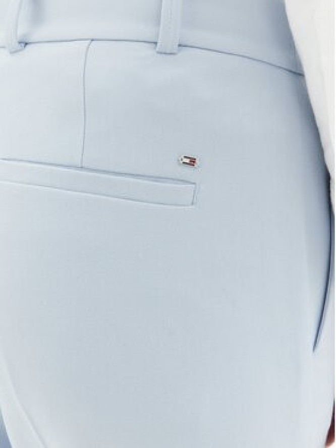 Tommy Hilfiger Spodnie materiałowe Core WW0WW39723 Błękitny Straight Fit