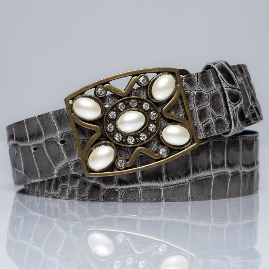 DAMSKI PASEK VANZETTI PASEK SKÓRZANY SOPO-VAN902 770 40mm Ledergürtel Q. 6186(6250)