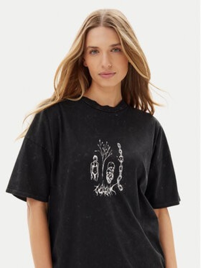Volcom T-Shirt Voltrip B3512508 Czarny Oversize