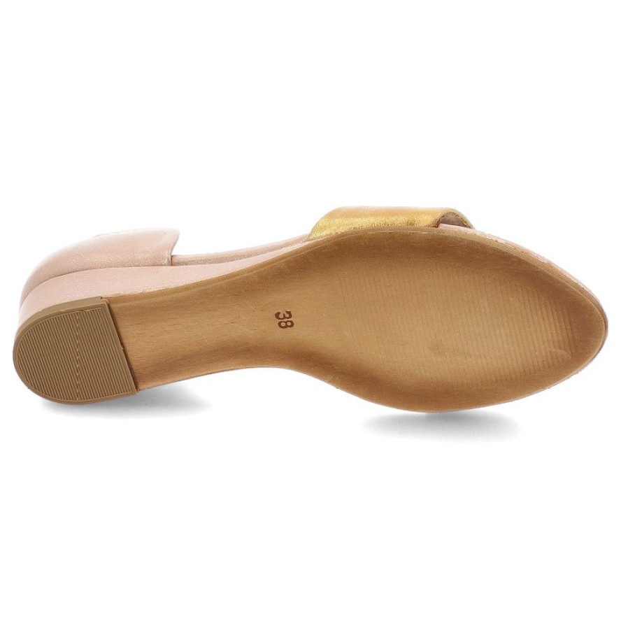 Różowe Sandały Maciejka Eleganckie Wsuwane Obuwie Damskie