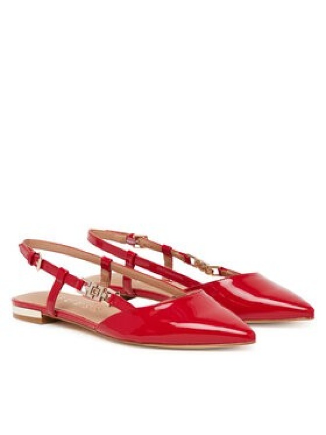 Guess Baleriny FLTFR2 PAF05 Czerwony