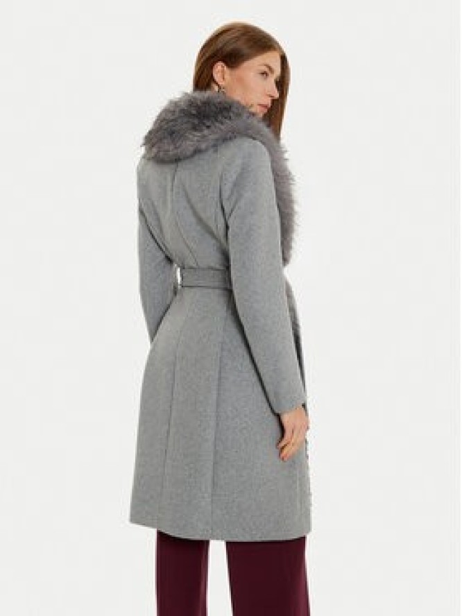 Marciano Guess Płaszcz wełniany 4BGL09 9957Z Szary Regular Fit