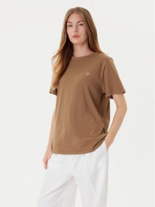 TWINSET T-Shirt 252TP2057 Brązowy Loose Fit