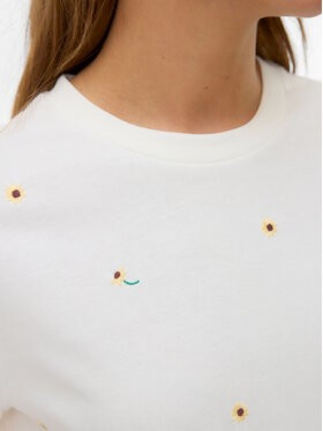 Vero Moda T-Shirt Sola 10341979 Biały Regular Fit