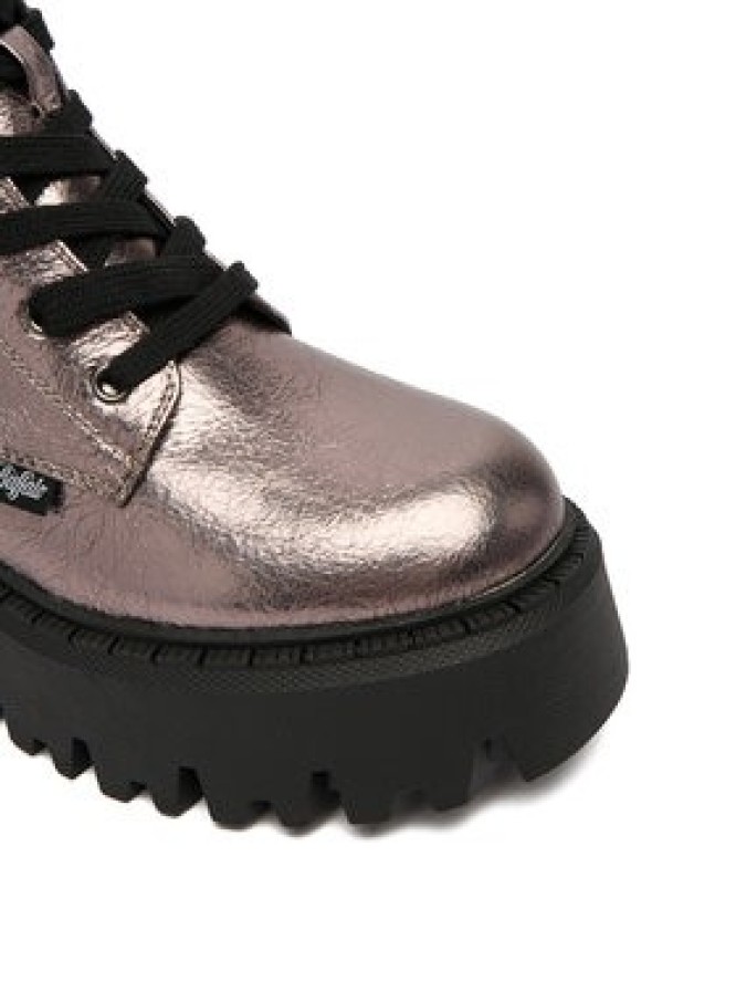 Buffalo Trzewiki Aspen Lace Up Mid 1622596 Srebrny