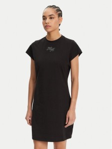 HUGO Sukienka codzienna 50537240 Czarny Slim Fit