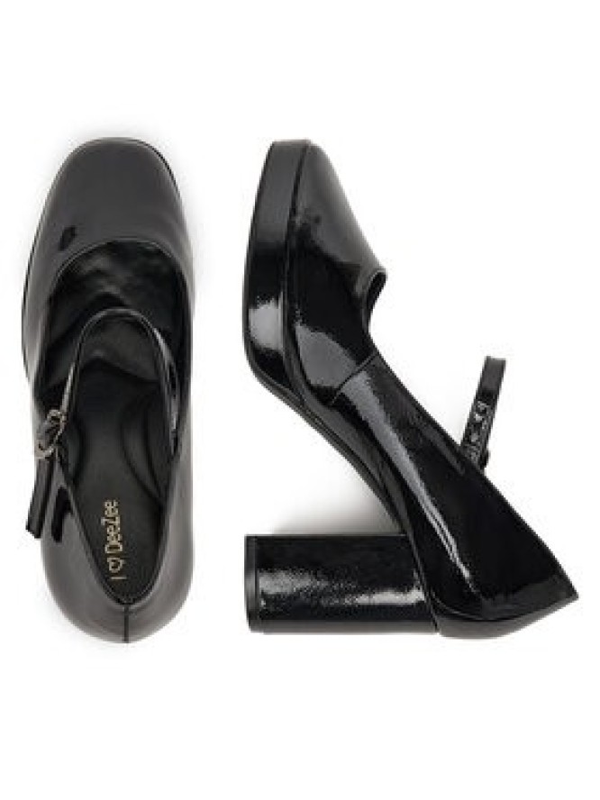 DeeZee Półbuty 3995 Czarny