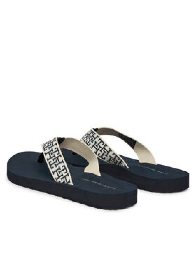 Tommy Hilfiger Japonki Th Corporate Sandal FW0FW09610 Granatowy