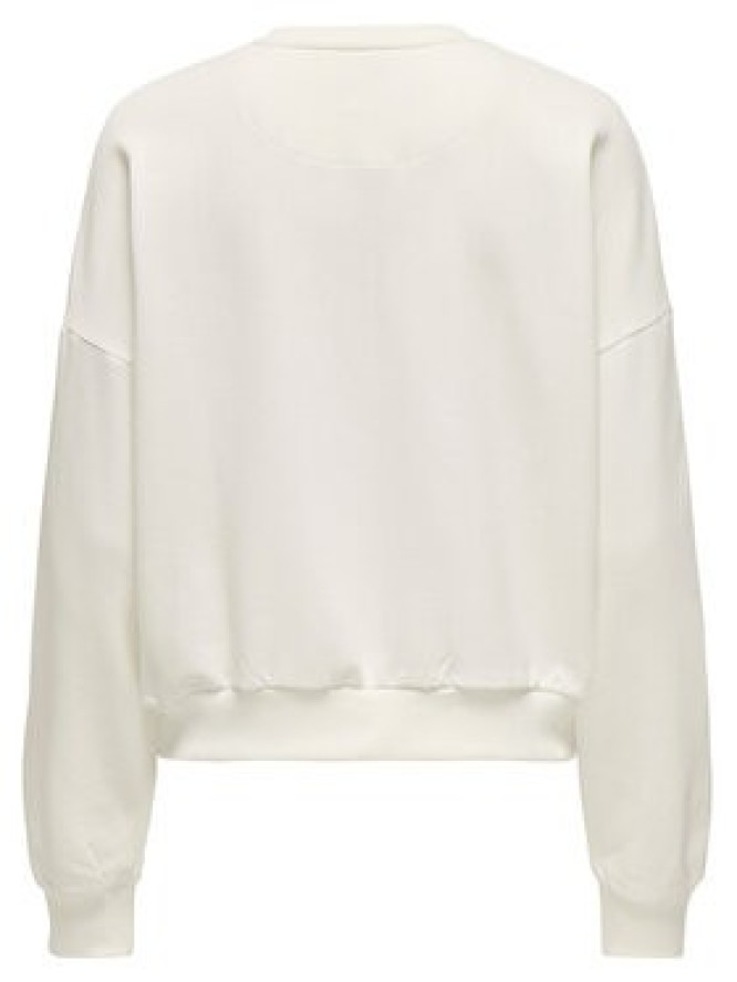 ONLY Bluza Rolling Stones 15345927 Biały Regular Fit