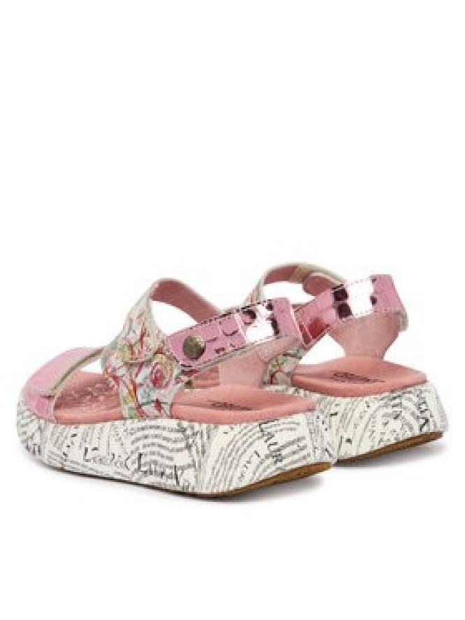 Laura Vita Sandały Nikito 19 Różowy