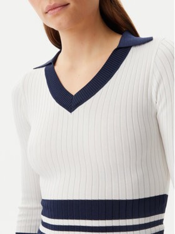 Guess Sweter W5GR46 Z3L10 Écru Regular Fit