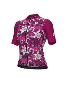 Koszulka rowerowa damska Alé Cycling PR-E Hibiscus