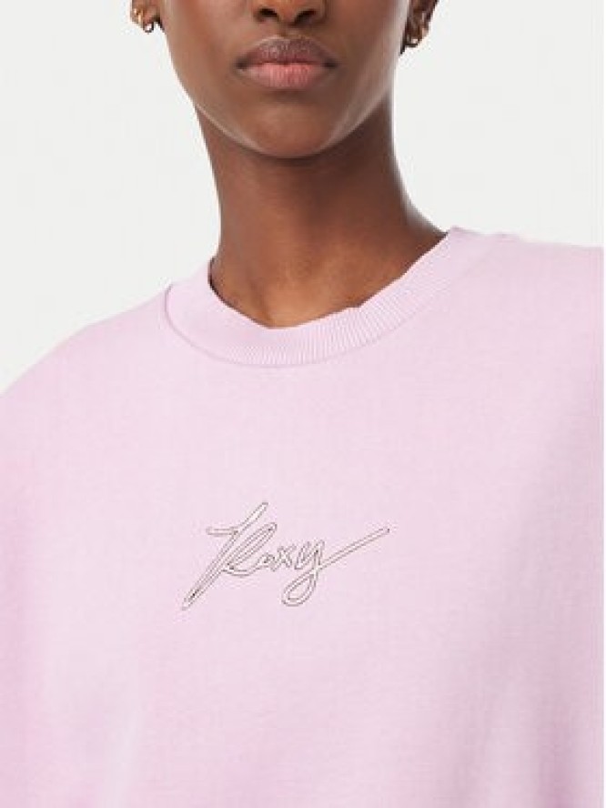 Roxy Bluza Cross Your Mind ERJFT05113 Różowy Regular Fit