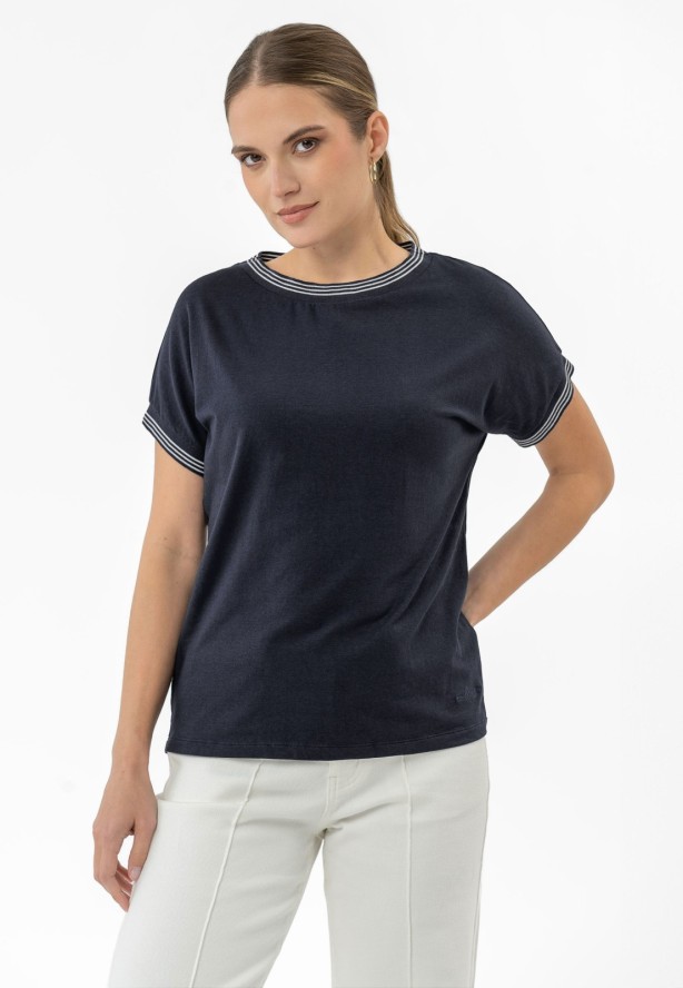 T-shirt z modalu TM-EVENLY