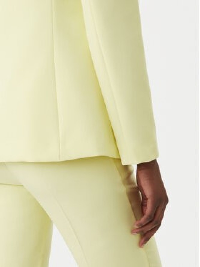 Rinascimento Marynarka CFC0128640003 Żółty Regular Fit