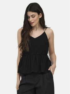 ONLY Top Nele 15370325 Czarny Regular Fit