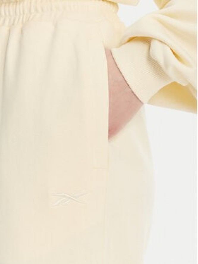 Reebok Spodnie dresowe RK25529CCW Żółty Regular Fit